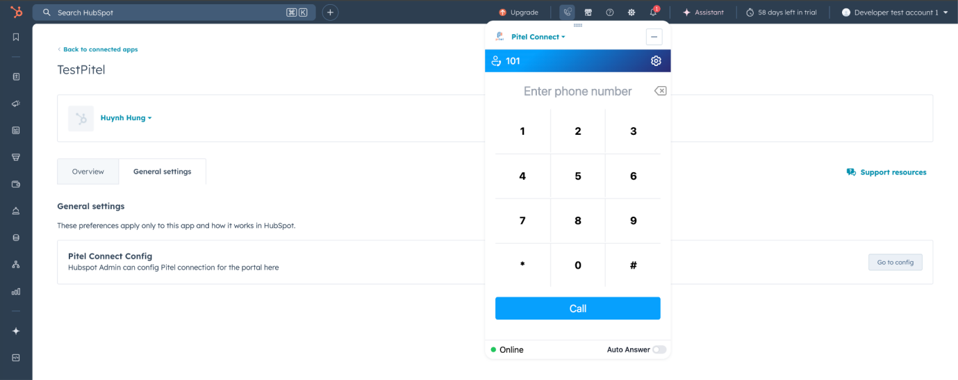 HubSpot Interface Widget