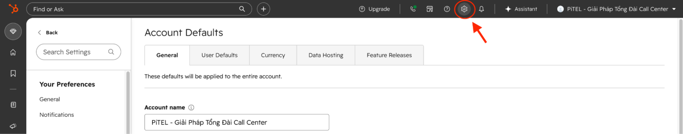 Connected Apps Settings